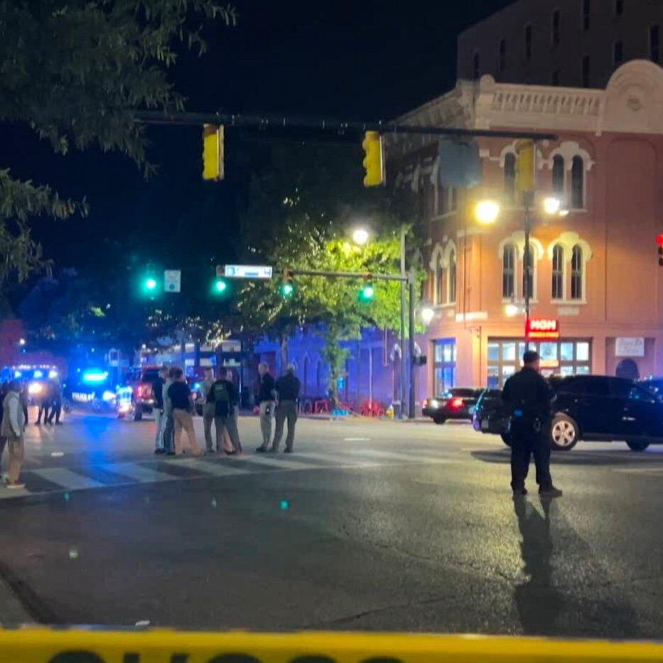 Gunmen kill two, injure 12 in a shootout in a crowd in Alabama capital city's downtown